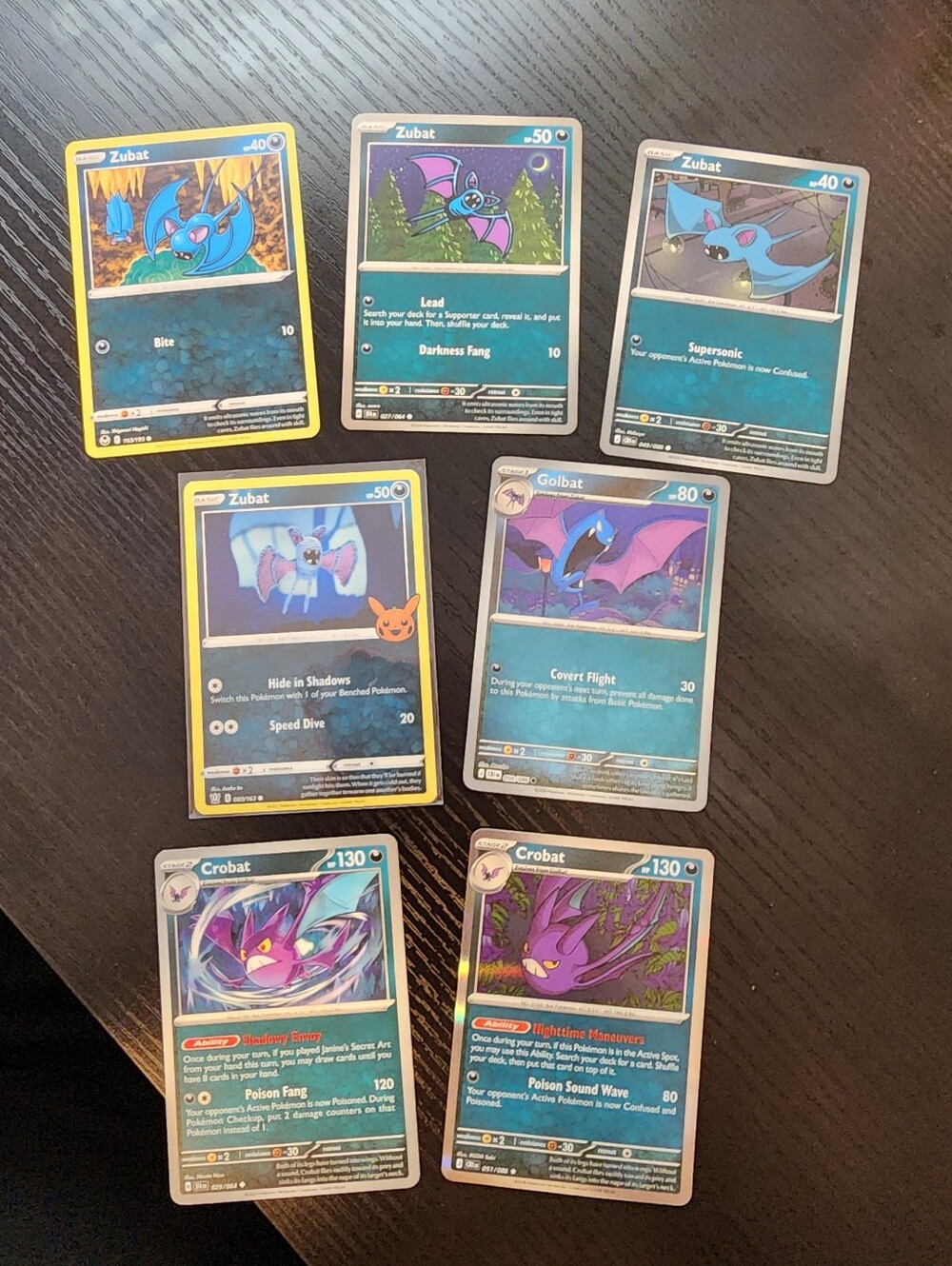 Zubat, Golbat, Crobat Bundle